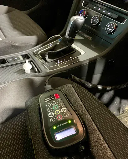 Alcohol interlock fitted in a Volkswagen